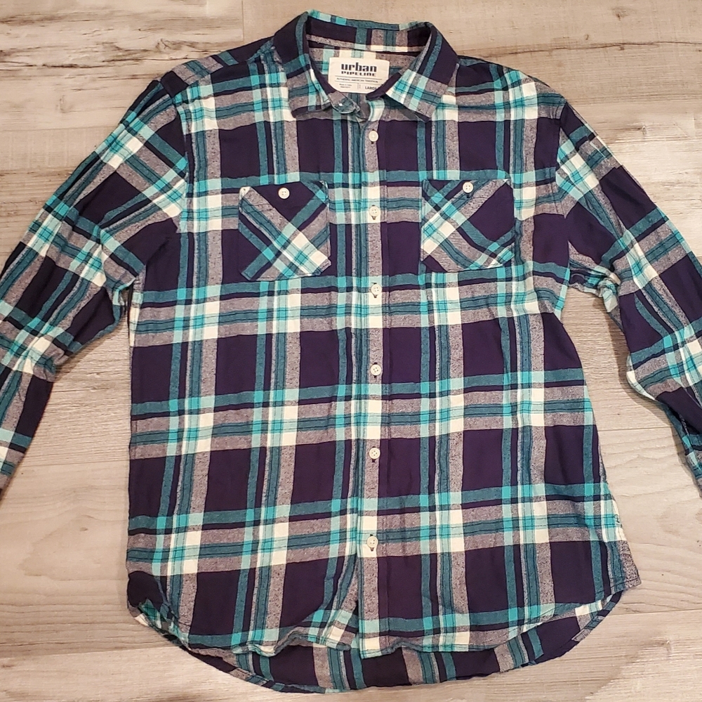URBAN PIPELINE Men's soft flannel shirt